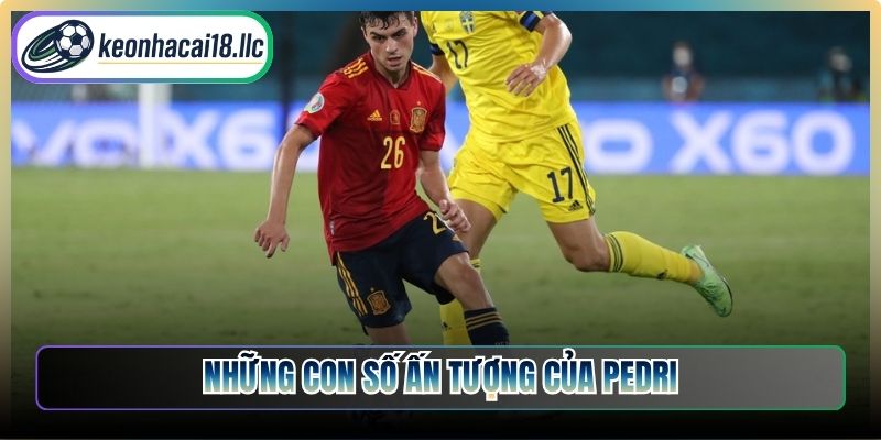 Những con số ấn tượng của Pedri
